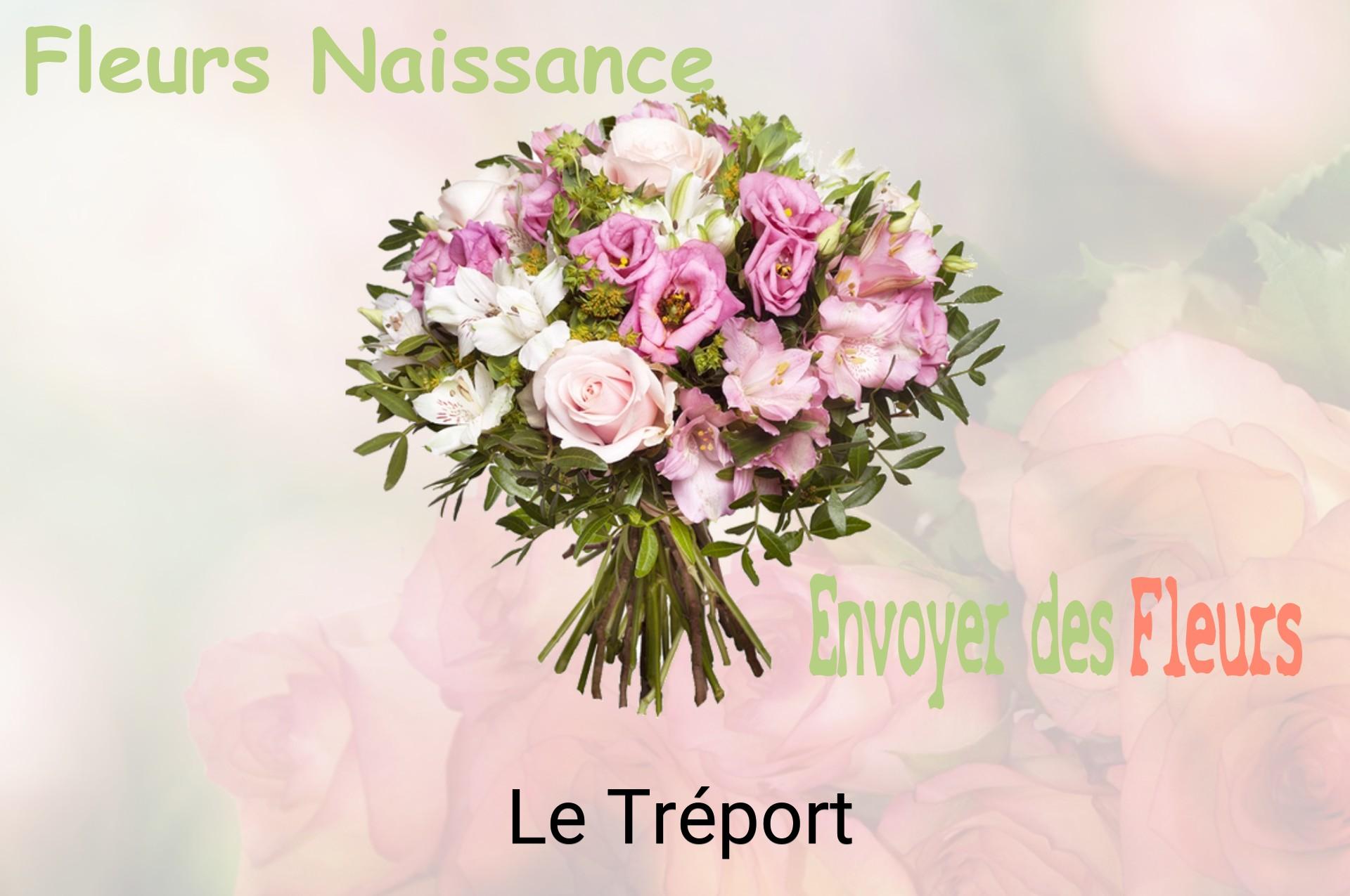 Bouquet de fleurs de naissance livré à Le Tréport